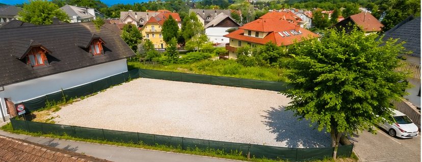 Parcela – pogled iz zraka